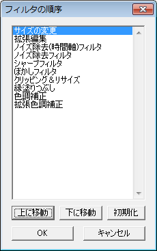 Aviutl フィルタの順序とは おすすめ設定方法について Aviutlの易しい使い方