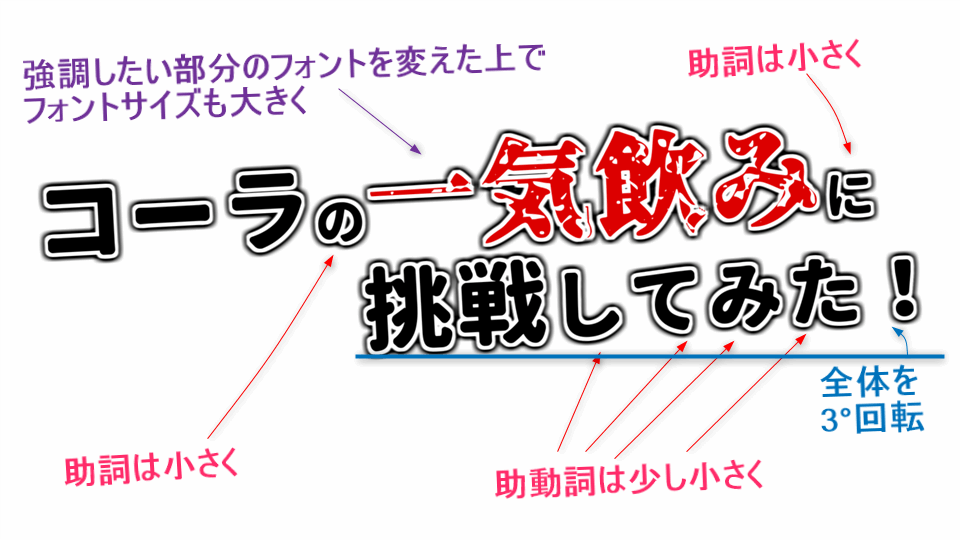 Aviutl かっこいいサムネイルテキストを作るコツあれこれ Aviutlの